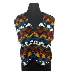 Vintage 1980-90s Middlebrook Park Aztec Knit Vest Womens Medium - Large